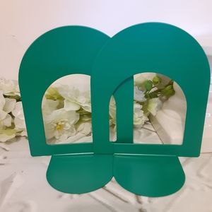 IKEA Green Color Book Ends NWOT